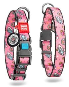 Nylon Dog Collar Adjustable for Large Dogs Small Medium Dogs for Boy Girl Dog Collars with Durable Plastic Buckle 9-14 inch Neck x 3/5 inch Wide Unico