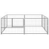 Dog Kennel Silver 43.1 ft Steel