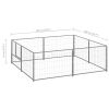 Dog Kennel Silver 43.1 ft Steel
