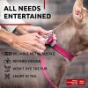 Long Lasting Leather Dog Collar for Medium Dogs Adjustable Collar with Durable Buckle D Ring 12-15 inch Neck x 4/5 inch Wide Pink Col