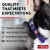 Long Lasting Leather Dog Collar for Medium Dogs Adjustable Dog Collar with Durable Buckle D Ring Purple 12-15 inch Neck x 4/5 inch Wi