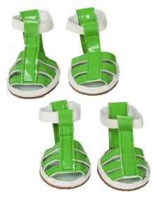 Buckle-Supportive Pvc Waterproof Pet Sandals, XS - M (size: X-Small)