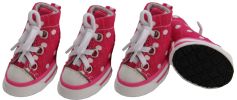 Extreme-Skater Canvas Casual Grip Pet Sneaker Shoes - Set Of 4, S - XL