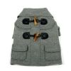 Military Static Rivited Fashion Collared Wool Pet Coat SX, S, M Sizes