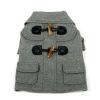 Military Static Rivited Fashion Collared Wool Pet Coat SX, S, M Sizes