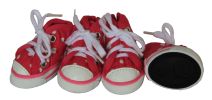 Extreme-Skater Canvas Casual Grip Pet Sneaker Shoes - Set Of 4, S - XL