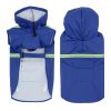 Pet Raincoat for Small to 5XL dog; PU waterproof outdoor reflective dog raincoat