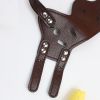 Dog Muzzle Leather, Comfort Secure Anti-Barking Muzzles For All Sizes of Dogs, Breathable And Adjustable, Allows Drinking And Panting