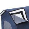 Pet Life "Hush Puppy" Electronic Heating and Cooling Smart Collapsible Pet House, Large and Small Sizes