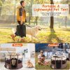 Foldable Playpen for Dog with Carry Bag Portable Travel Waterproof Indoor Outdoor Pet Cage Tent Detachable Upper Cover, Small, Medium Sizes