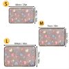 Soft Brown Heart Claw Print Pet Rug For Dog And Cat S 23in*16in M 30in*20in L 41in*30in
