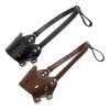 Dog Muzzle Leather, Comfort Secure Anti-Barking Muzzles For All Sizes of Dogs, Breathable And Adjustable, Allows Drinking And Panting