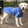 Pet Raincoat for Small to 5XL dog; PU waterproof outdoor reflective dog raincoat