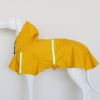 Raincoat cloak type, Small to 5XL, reflective strip hooded raincoat