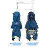 Dog Raincoat; Small to 2XL body full surrounding; waterproof poncho with tow holes in the back