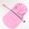 Dog Rain Poncho for XS to 3XL Dogs with Reflective Strip Hoodie; Rain Poncho Jacket for Dogs