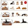 Removable And Washable Pet Dog/Sofa, Comfortable And Soft with Raised Edges to Protect the Neck